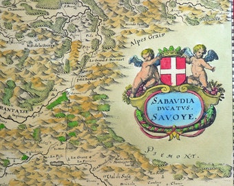 Italy - Sabaudia - Duchy of Savoy - Kingdom of Italy - Hand color hetching