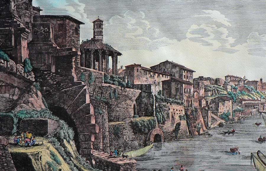 Rome - Cloaca Maxima (greatest Sewer) - Rossini,rome,egraving Rome ...