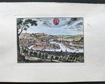 Liege, Belgium, Ancient city of Europe - Hand coloured