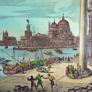 Wenecja - Piazza San Marco - Antyczne miasto Europy - Ręcznie malowane