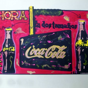 Modern art - Coca Cola - Mexican Coca Cola dos tamanos
