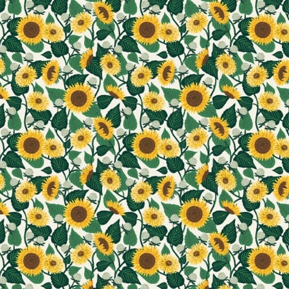 Curio: Sunflower Fields In Cream Curio: Sunflower Fields In Cream