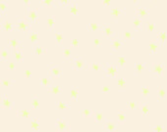 In Stock! Ruby Star Society Freaky Familiars Starry in Neon Yellow RS4109 95 - Fabric Sold in Half Yard Increments, Cut Continuously