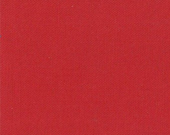 Moda Bella Solid in Cherry 9900 230 - 100% Cotton Fabric Sold in Half Yard Increments, Cut Continuously