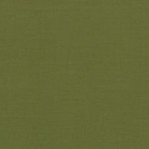 May include: A solid green fabric swatch. The fabric has a subtle texture.