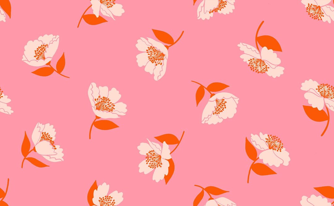 In Stock! Ruby Star Society Juicy Fluttering Floral in Sorbet by Melody ...