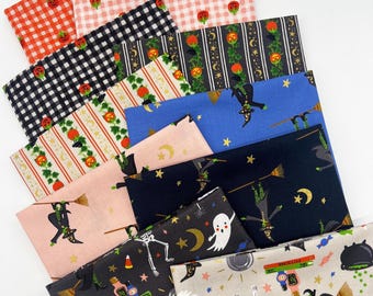 Shop Cut Rifle Paper Co for Cotton and Steel Halloween III 3 Fat Quarter Bundle - Contains 10 FQs measuring approximately 18” x 21” each