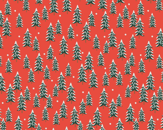 Wildwood by Rifle Paper Co for Cotton and Steel Fable Print in Green