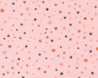 In Stock! Moda Purrs & Boos Stars Blender in Purrfect Pink 39066 12 - Fabric Sold by Half Yard Increments, Cut Continuously
