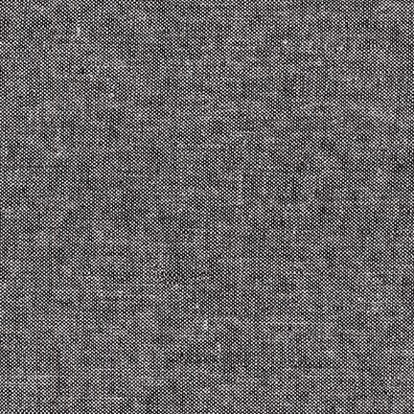 Fabric by the Half Yard - Robert Kaufman Essex Yarn Dyed in Black E064-1019