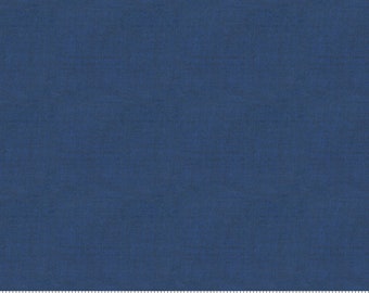 In Stock!  New Moda Crossweave Woven Solid in Marine 12216 26 - Cotton Fabric Sold in Half Yard Increments, Cut Continuously