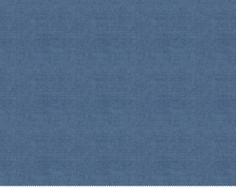 In Stock!  New Moda Crossweave Woven Solid in Lake 12216 25 - Cotton Fabric Sold in Half Yard Increments, Cut Continuously