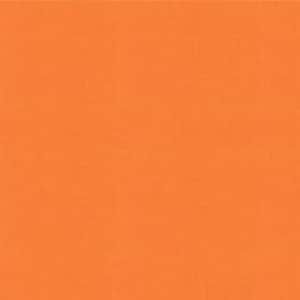 May include: Solid orange fabric swatch. The fabric has a smooth, even texture.