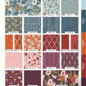Slow Stroll Pattern Clearance! Slow Stroll Last Bloom Floral in Pumpkin Fancy That Design ...