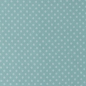 Rosemary Cottage Darling Dot in Sky by Camille Roskelley for Moda 55318 16 - Fabric Sold by the Half Yard, Cut Continuously