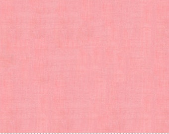 In Stock!  New Moda Crossweave Woven Solid in Carnation Pink 12216 15 - Cotton Fabric Sold in Half Yard Increments, Cut Continuously