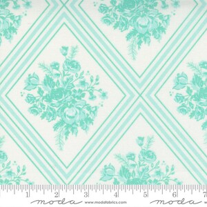 Clearance! Merry Little Christmas Gather in Aqua 55241 25 by Bonnie & Camille for Moda - Sold by Half Yard Increments, Cut Continuously