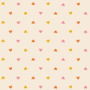 In Stock! Ruby Star Society Juicy Heart Dots in Multi by Melody Miller RS0091 12 - Sold by Half Yard Increments, Cut Continuously