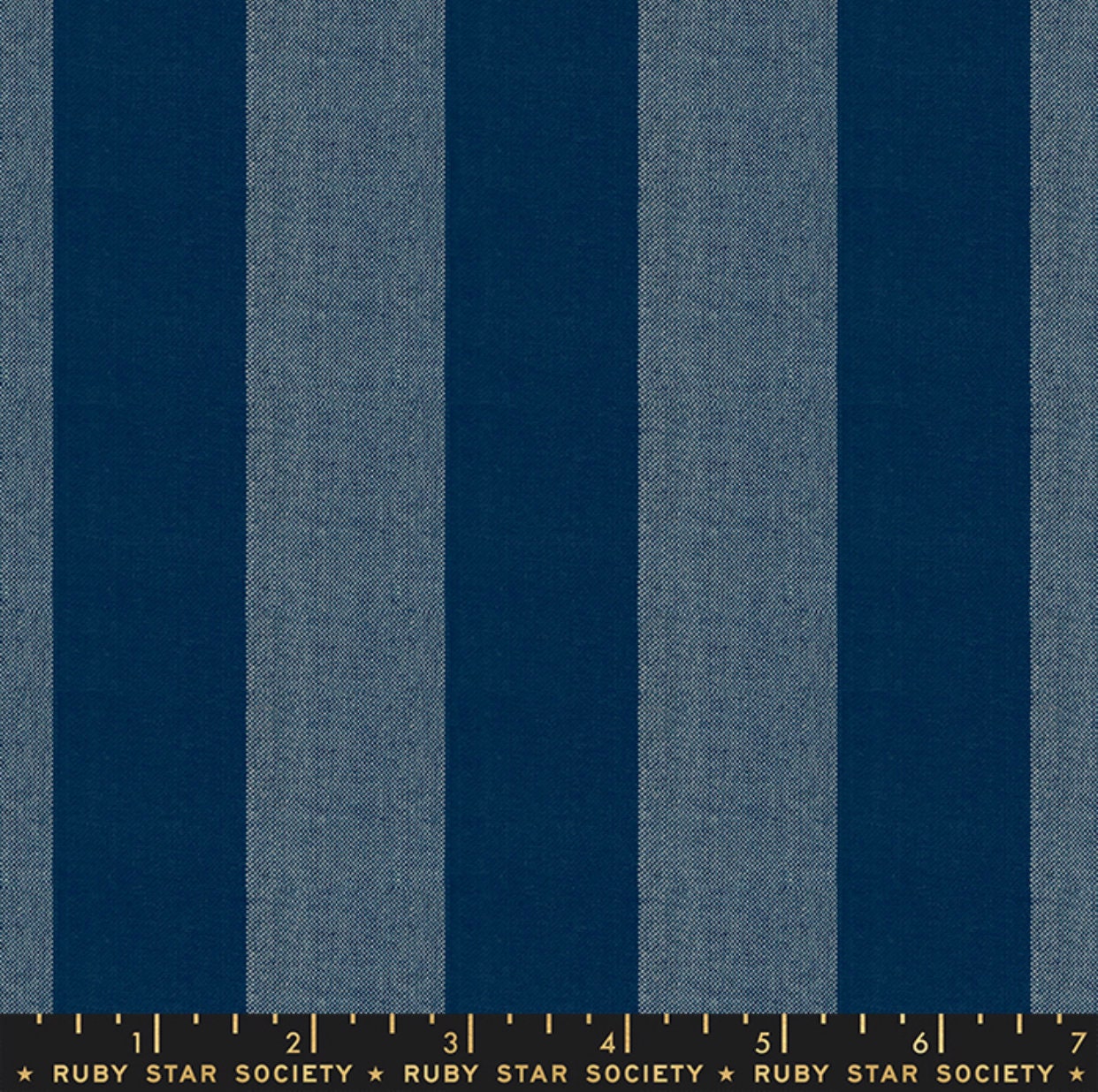 Warp & Weft Heirloom Dress up Stripe in Navy by Alexia Abegg