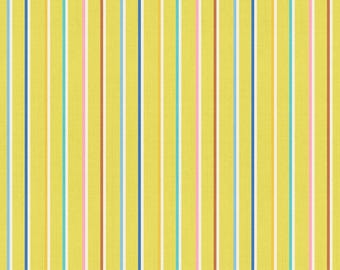 Ruby Star Warp & Weft Ooh Lucky Lucky Sketch Stripe en Citron RS4127 12 - Tela con precio por incrementos de media yarda, cortada de forma continua