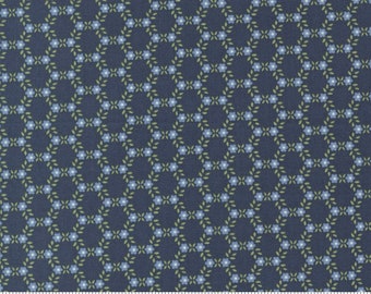Dwell Spring in Navy por Camille Roskelley para Moda 55275 13 - Tela vendida por incrementos de media yarda, cortada continuamente