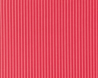 EXTREMO DE PERNO DE 25" - Lea la descripción antes de comprar - Summertime Simple Stripe en rojo de Camille Roskelley para Moda 55324 12