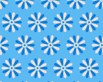 In Stock! Ruby Star Sparkle Mart Freshly Picked in Altitude Blue RS0119 13 - Sold by Half Yard Increments, Cut in a Continuous Piece