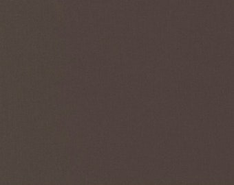 Moda Bella Solid en Coffee Brown 9900 407 - Tela vendida por incrementos de media yarda, cortada continuamente