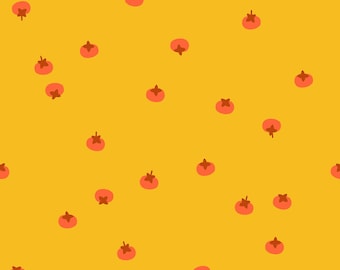 In Stock! Ruby Star Society Persimmon Persimmons in Dandelion Yellow RS1120 12 - Fabric Sold by Half Yard Increments, Cut Continuously