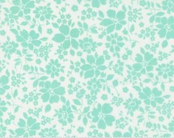36” BOLT END - Please Read Description Before Purchasing - Merry Little Christmas Aqua Winterberry 55243 21 by Bonnie & Camille for Moda
