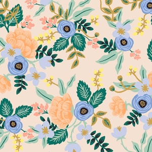 Primavera by Rifle Paper Co for Cotton and Steel in Blush Birch Floral - Fabric by the Half Yard