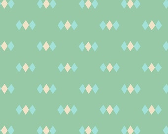 In Stock! Ruby Star Society Juicy Diamonds in Moss by Melody Miller RS0093 17 - Sold by Half Yard Increments, Cut Continuously