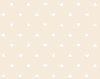 In Stock! Ruby Star Society Juicy Heart Dots in Shell by Melody Miller RS0091 11 - Sold by Half Yard Increments, Cut Continuously