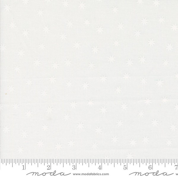 In Stock! Hey Boo Practical Magic Stars in Ghost White by Lella Boutique 5215 21 - Fabric Sold by Half Yard Increments, Cut Continuously