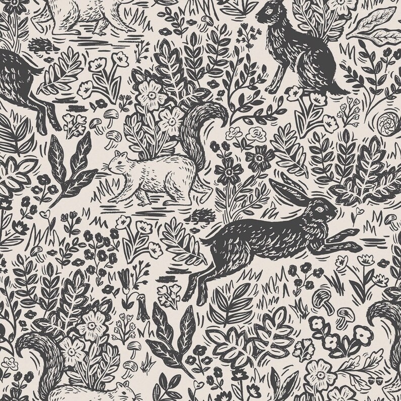 Wildwood by Rifle Paper Co for Cotton and Steel Fable Print in Etsy