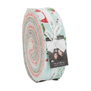 Clearance! Merry Little Christmas by Bonnie and Camille for Moda Fabrics Honey Bun - Forty 1.5” x WOF Strips