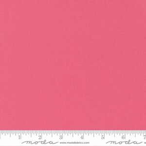 Moda Bella Solid in Rose 9900 62 - Sold in Half Yard Increments, Cut Continuously