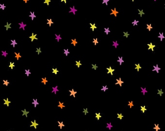 In Stock! Ruby Star Society Freaky Familiars Starry in Spooky Black RS4109 98 - Fabric Sold in Half Yard Increments, Cut Continuously