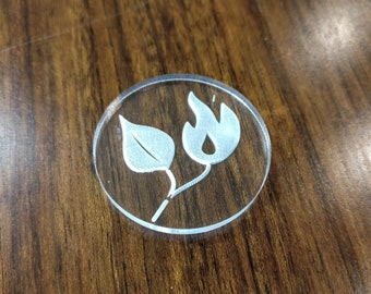 Acrylic Engraved Model Bases 135mm (1pc)