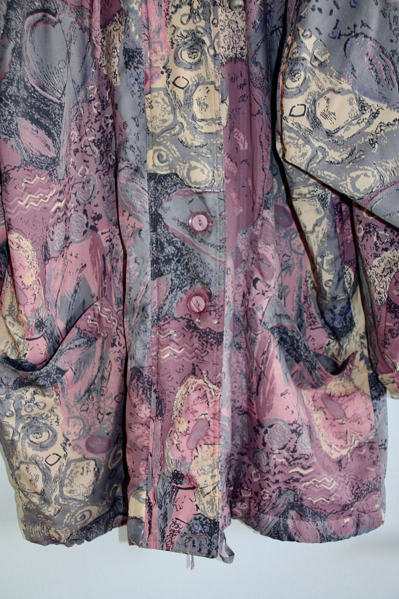 Vintage oversized Jacke tolle Farben perfect Condition tolles Muster LXL Saben bunt SIZE LXL super Zustand Gr