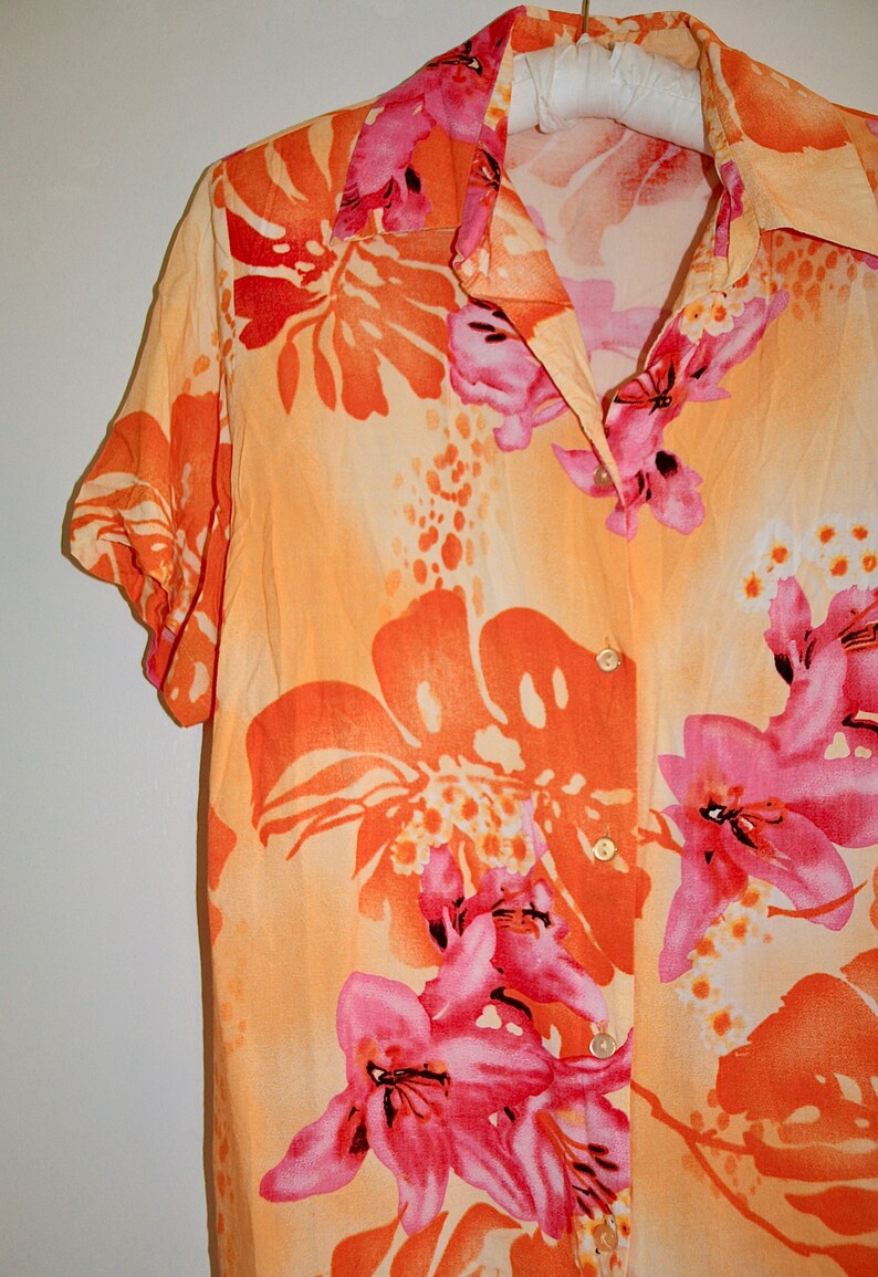 toller Stoff und tolle Farben Iveta Size SM perfect Condition ! SM super Zustand Vintage Hawaiihemd Gr
