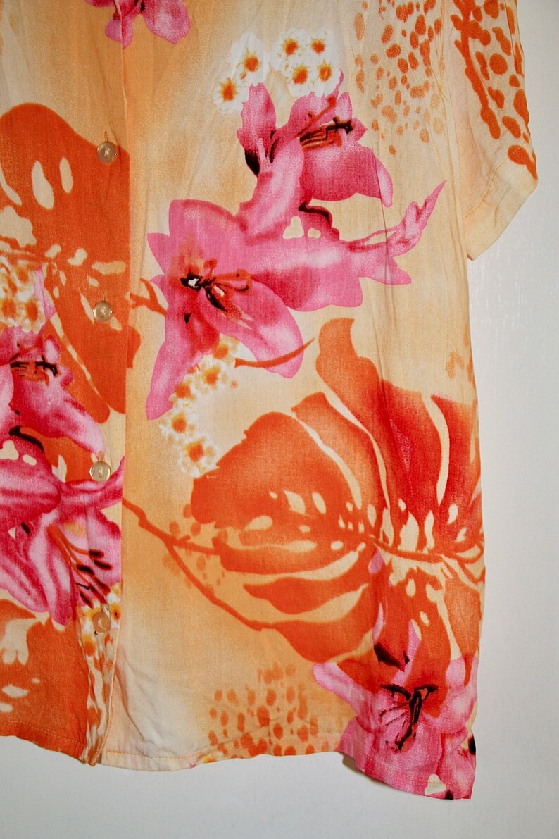 toller Stoff und tolle Farben Iveta Size SM perfect Condition ! SM super Zustand Vintage Hawaiihemd Gr
