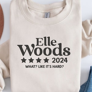 Elle Woods voor president 2024 SVG PNG | What Like It's Hard Juridisch Blonde SVG | Juridische humorontwerpen