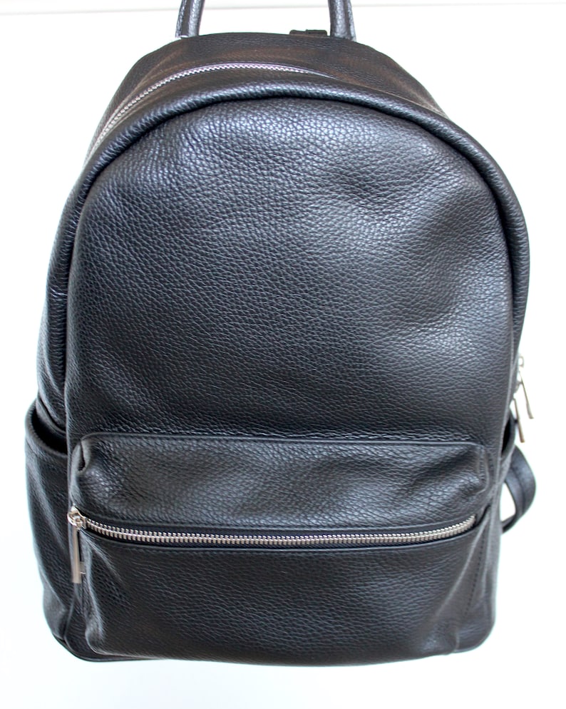 Vera Pelle Italian Leather Backpack for Her Handmade in Italy