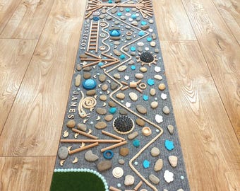 Sensory rug, Barefoot rug, Reflexology path, sensomotoric carpet,