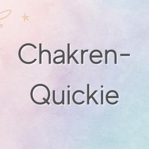 Chakra Quickie