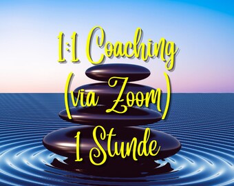 1:1 Coaching (via Zoom) - 1 Stunde