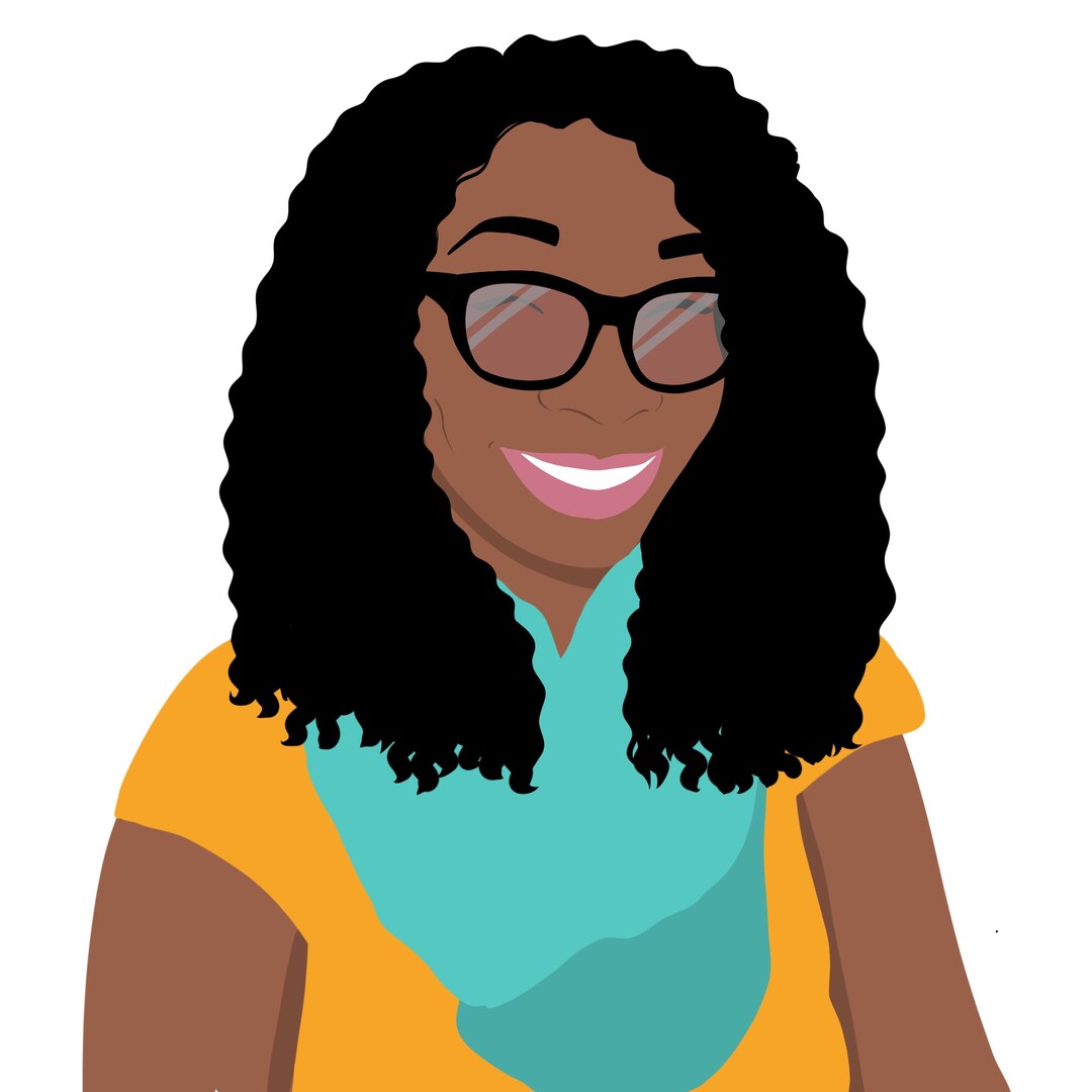 Custom Color Block/ Shape 1 Person Digital Portrait Illustration - Etsy