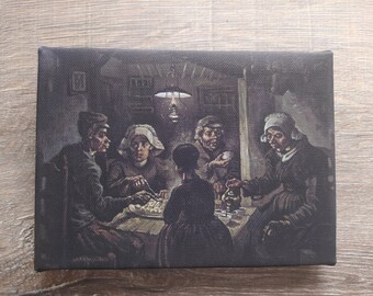 Van Gogh Potato Eaters Canvas - Classic Art Print Wall Decor