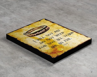 Lord of the Rings Quote “I will not say do not weep, for not all tears are an evil”, Lotr Wall Art Decor ,  Gallery Wrapped Canvas Print